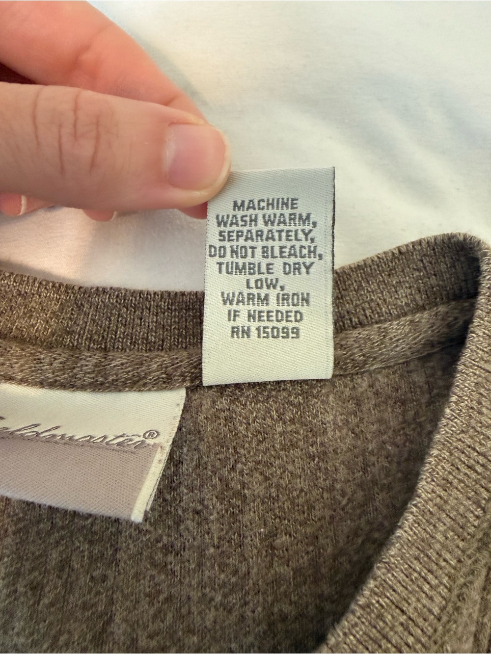 Fieldmaster Men’s V-Neck Sweater Medium Oliver Army Green 100% Cotton VTG - Picture 5 of 11